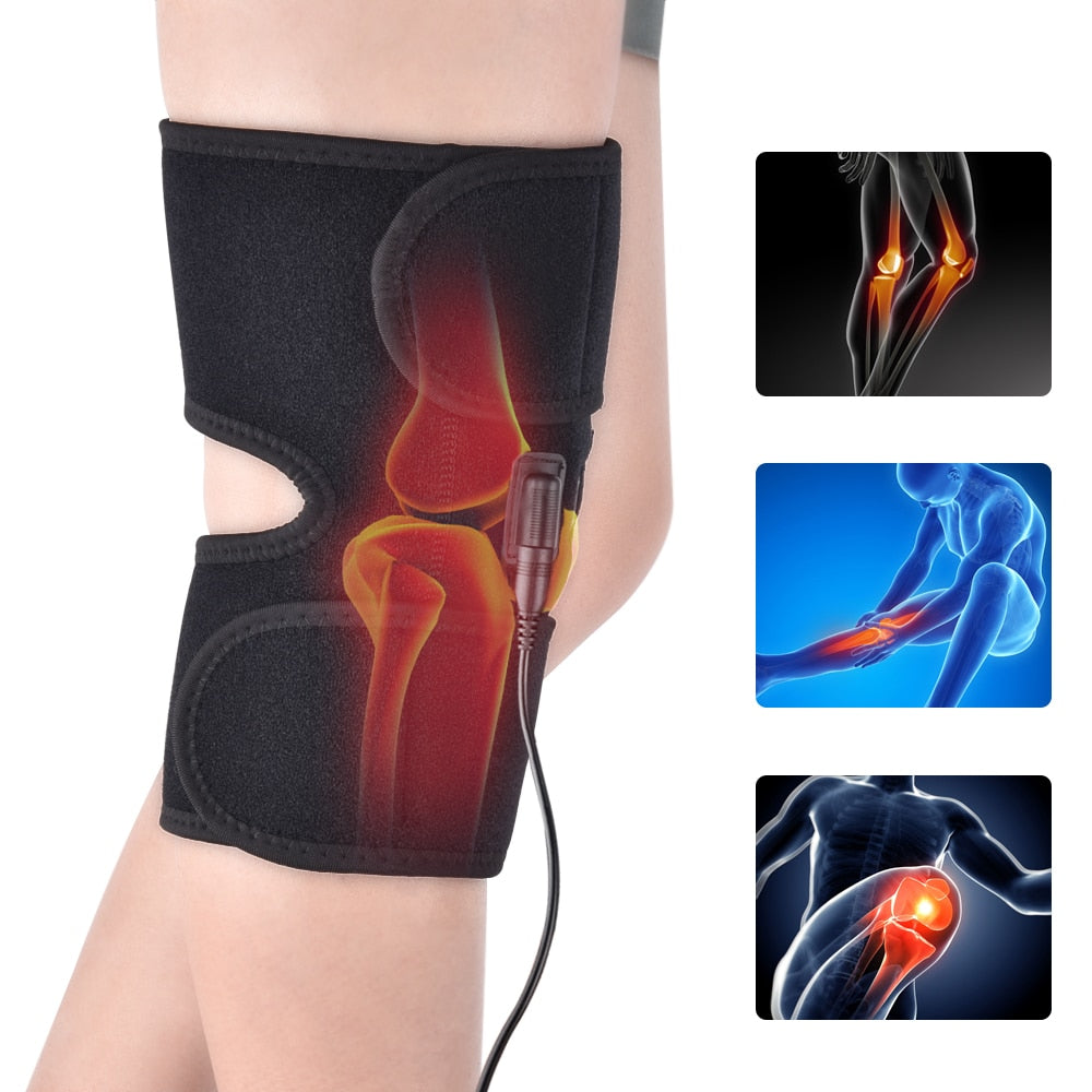  2-in-1 Arthritis Pain Relief Knee Brace, Heated Knee Support  for Arthritis, Knee Heating Pad for Hot or Cold Therapy Keep Warm, Electric  Wrap for Pain Relief and Massage : Health 