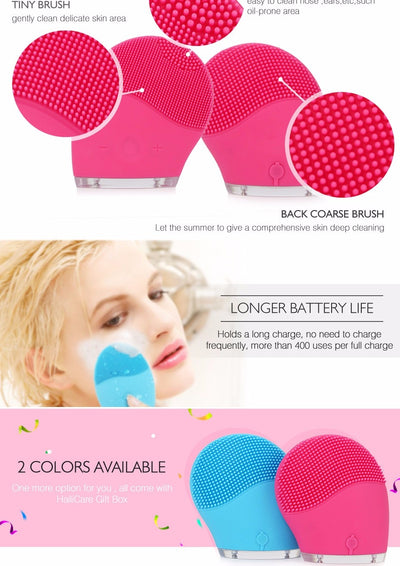 Face Cleansing Brush Vibrating Massager