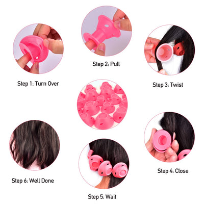 Flexible Foam Sponge Hair Curlers