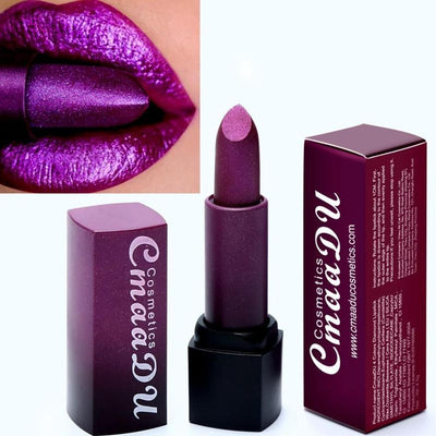 Moisturizing Dark Red Purple Lipstick