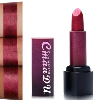 Moisturizing Dark Red Purple Lipstick