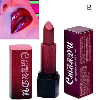 Moisturizing Dark Red Purple Lipstick