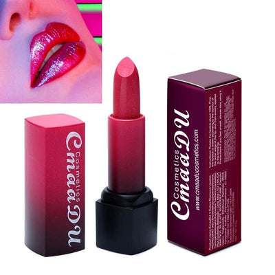 Moisturizing Dark Red Purple Lipstick