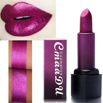 Moisturizing Dark Red Purple Lipstick