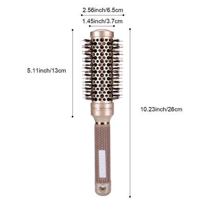 Dry Hair Round Bristle Nylon Brush