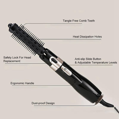 Curling Iron Rotating Hot Hair Brush