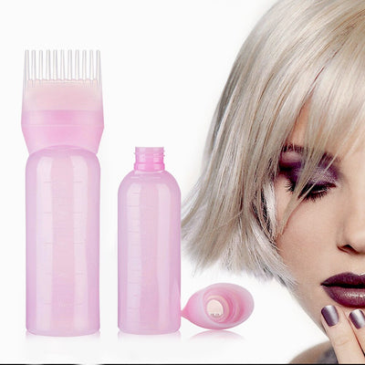 Hair Dye Bottle With Applicator Brush