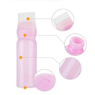 Hair Dye Bottle With Applicator Brush