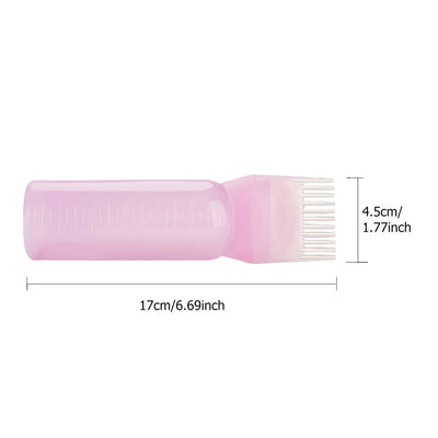 Hair Dye Bottle With Applicator Brush