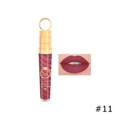 Threaded tube shaped Lipstick Waterproo