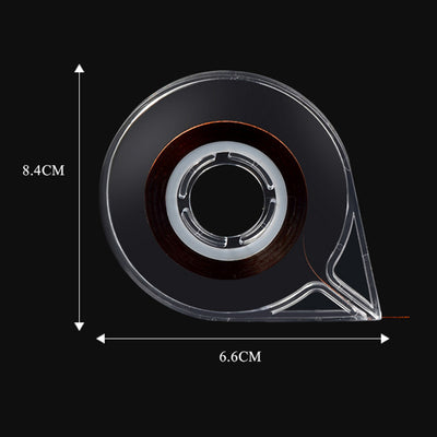 Transparent nail stripe tape box