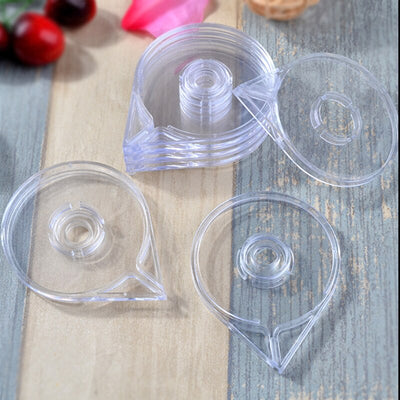 Transparent nail stripe tape box