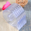 Transparent nail stripe tape box