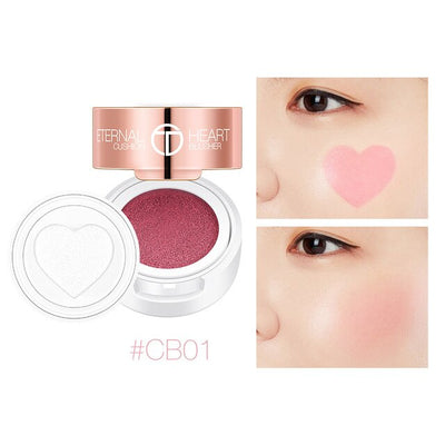 Folding Heart-shaped Flashing Blush