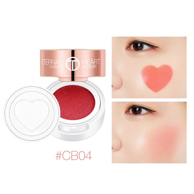 Folding Heart-shaped Flashing Blush