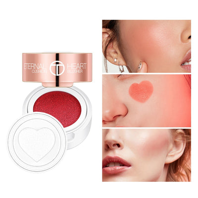 Folding Heart-shaped Flashing Blush