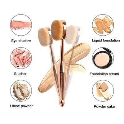 New Makeup Foundation Oval Brushes