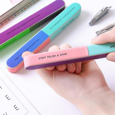 Six-sided Polishing Nail File Tool